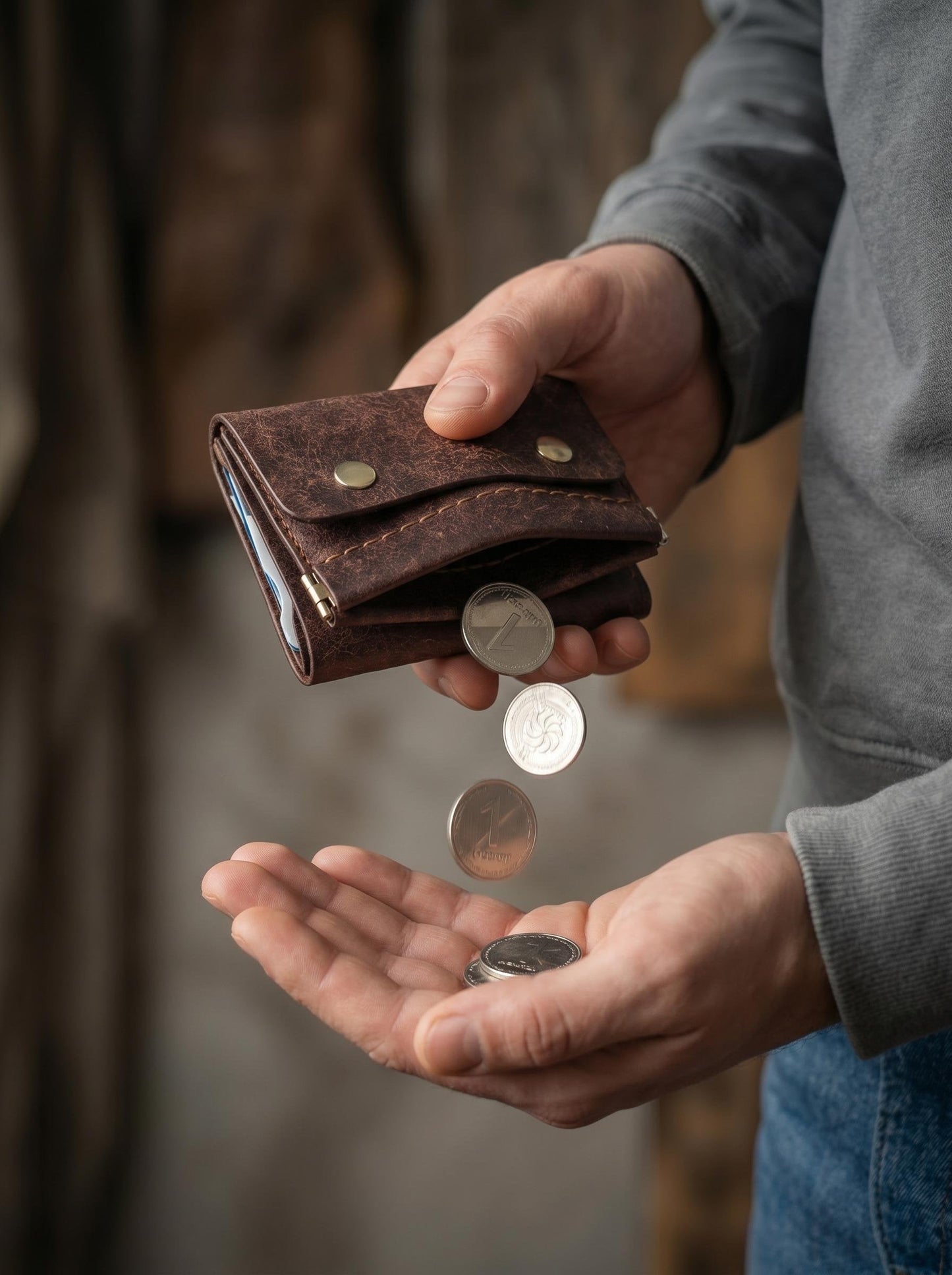 🔥Compact Leather Trifold Wallet