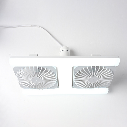 📢📢37% OFF !! ⏰ 2-in-1 LED Ceiling Fan Light – Dual Cooling, Ultra Bright, Tool-Free Install 🌀