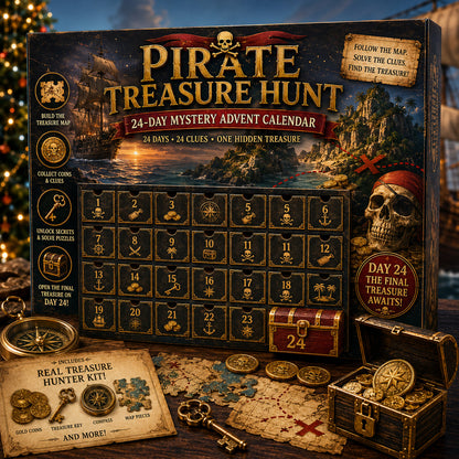 ⏳ Last Day 49% OFF – 24-Day Mystery Adventure Advent Calendar Collection | 24 Clues, Hands-On Puzzles & One Final Reveal
