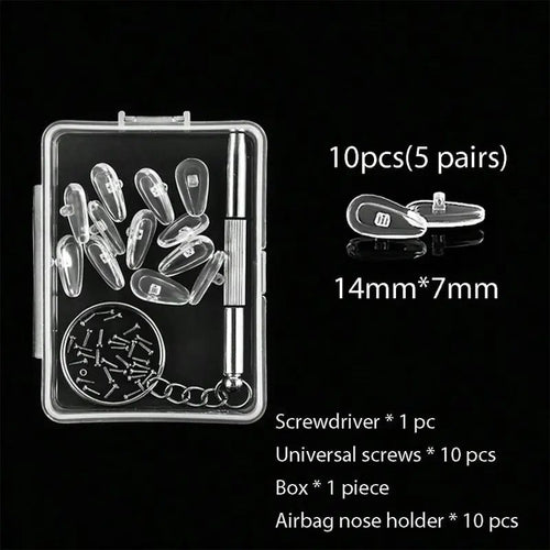 Upgraded Soft Silicone Airbag Nose Pads For Glasses