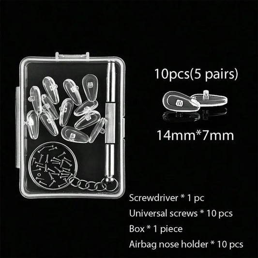 Upgraded Soft Silicone Airbag Nose Pads For Glasses