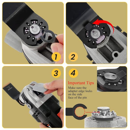 🛠️ Universal Oscillating Saw Blade Set | Wood & Metal