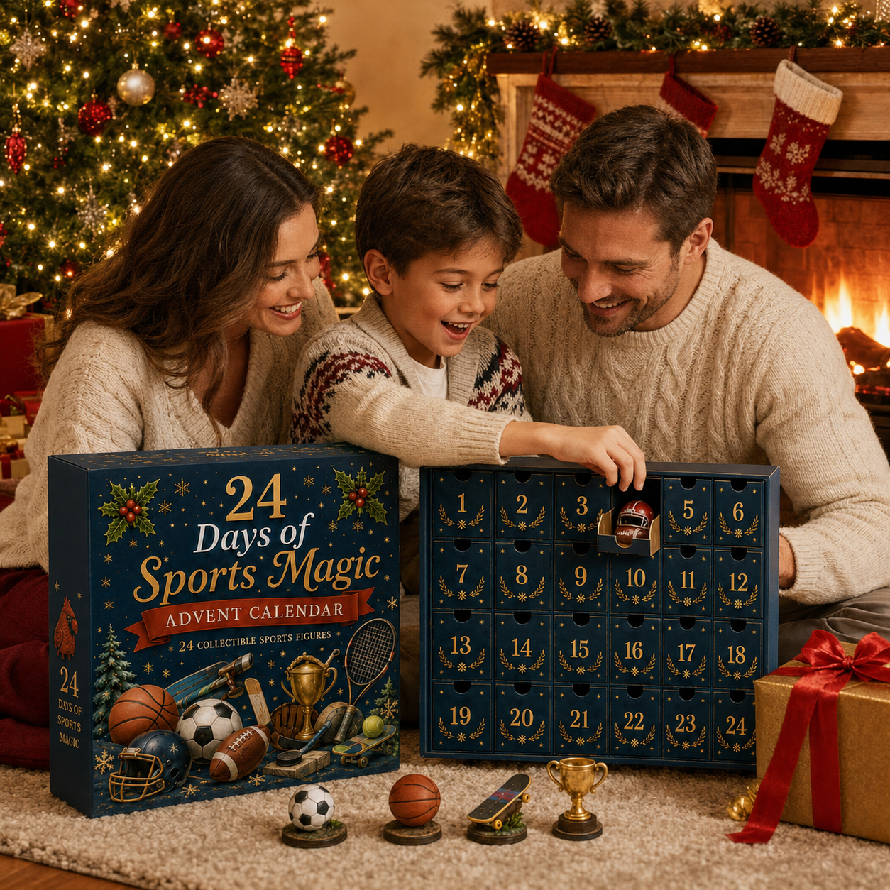 🏆 24 Days of Sports Magic Advent Calendar – 24 Collectible Sports Surprises