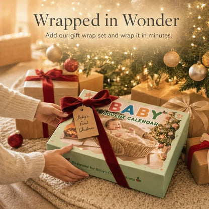 🎄 Baby’s First Advent Calendar — 24 Little Discoveries for Curious Hands