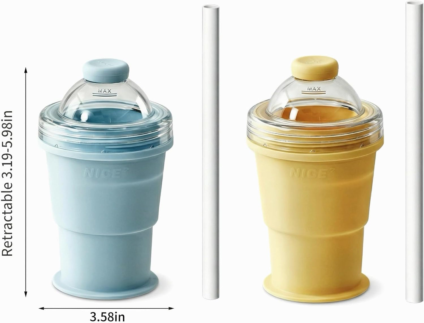 🔥2-in-1 Collapsible Silicone Ice🧊Ball Maker Cup