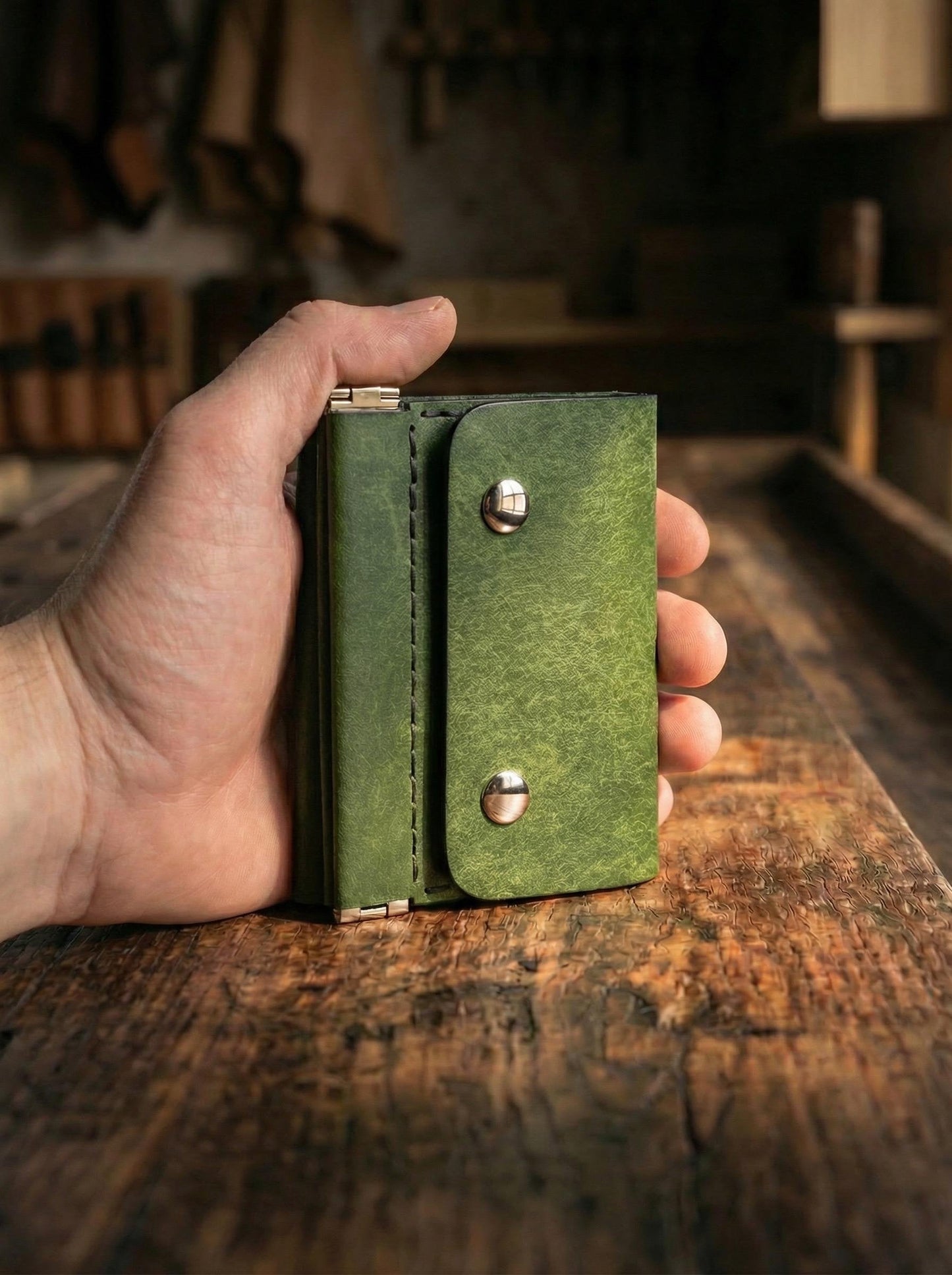 🔥Compact Leather Trifold Wallet