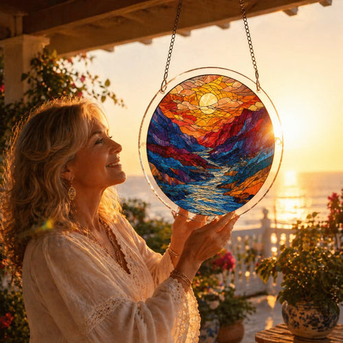 🔥LAST DAY 45% OFF ☀️🛍️Acrylic Jigsaw Puzzle Suncatcher 80 Pieces