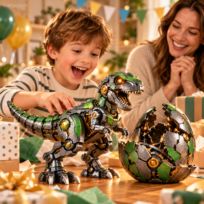 🦖🔥 Mechanical T-Rex Egg – From Mysterious Egg to Mighty Robotic Dinosaur! 🥚⚙️✨