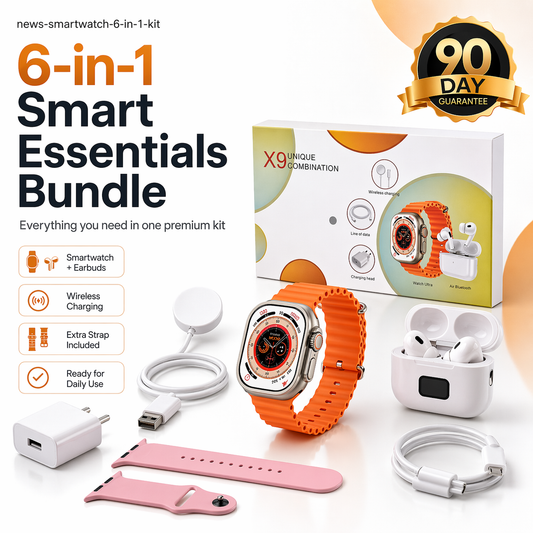 ⌚️Smartwatch Set with Earbuds – One Set, Everything You Need