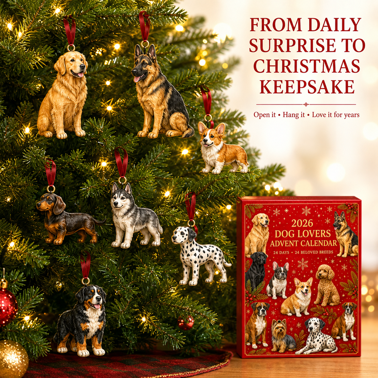 ❤️New Arrivlas for Pet Lover❤️2026 Christmas 24-days Countdown Advent Calendar