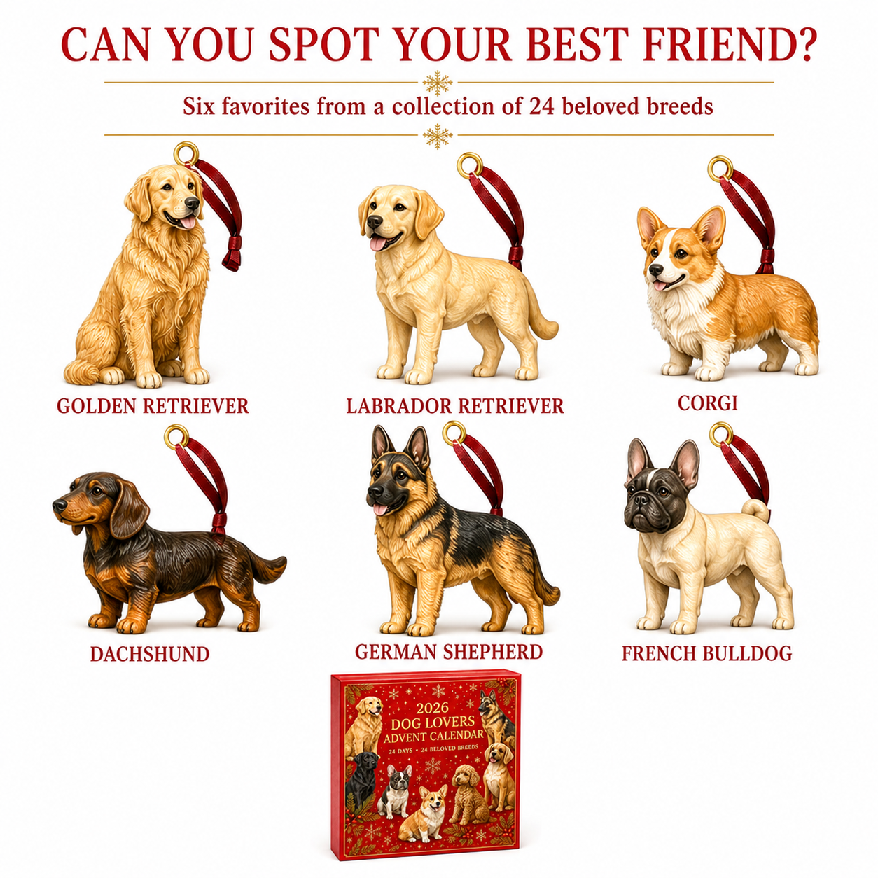 ❤️New Arrivlas for Pet Lover❤️2026 Christmas 24-days Countdown Advent Calendar