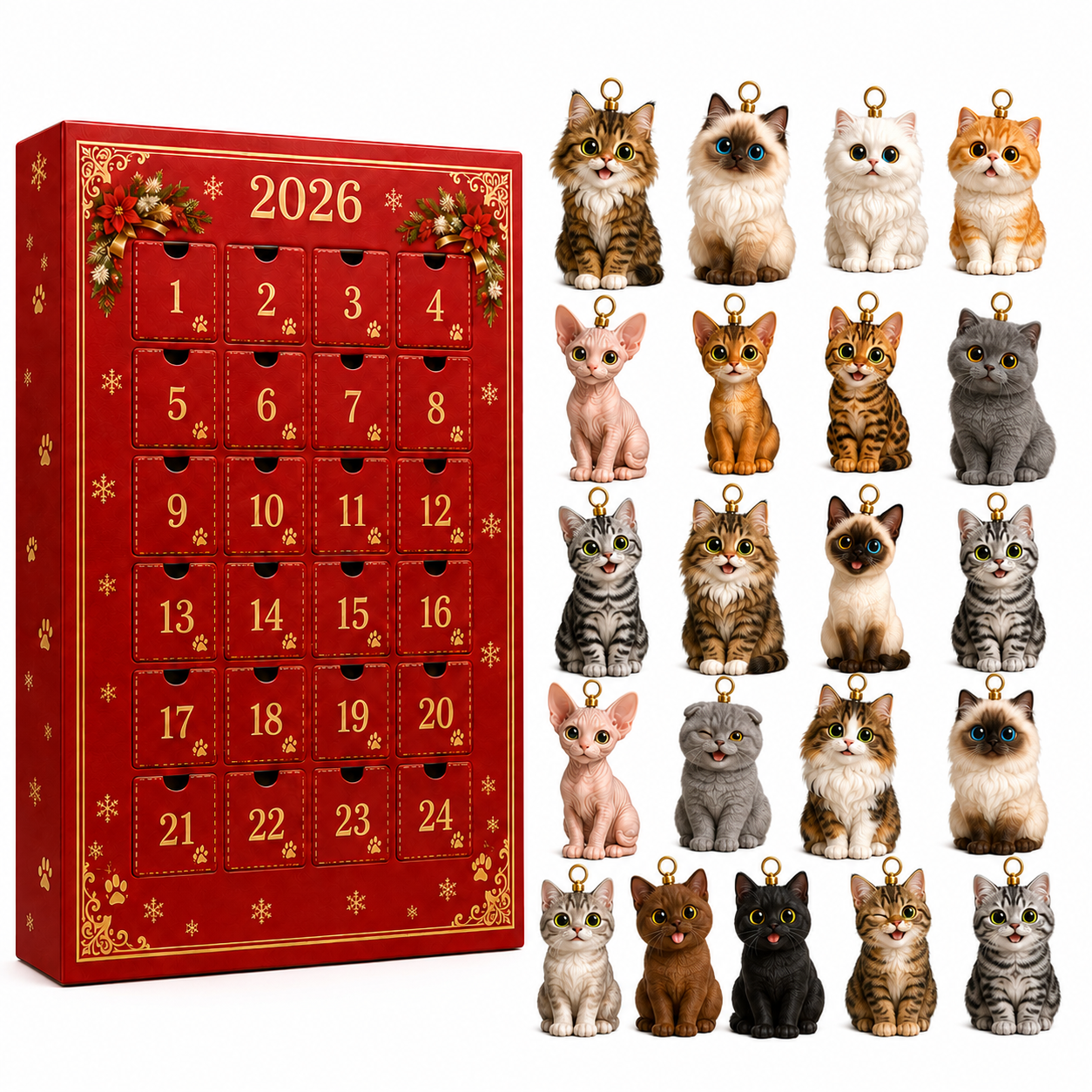 ❤️New Arrivlas for Pet Lover❤️2026 Christmas 24-days Countdown Advent Calendar