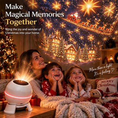 🎄❄️ Turn Any Room Into a Christmas Wonderland – Holiday Projection Night Light