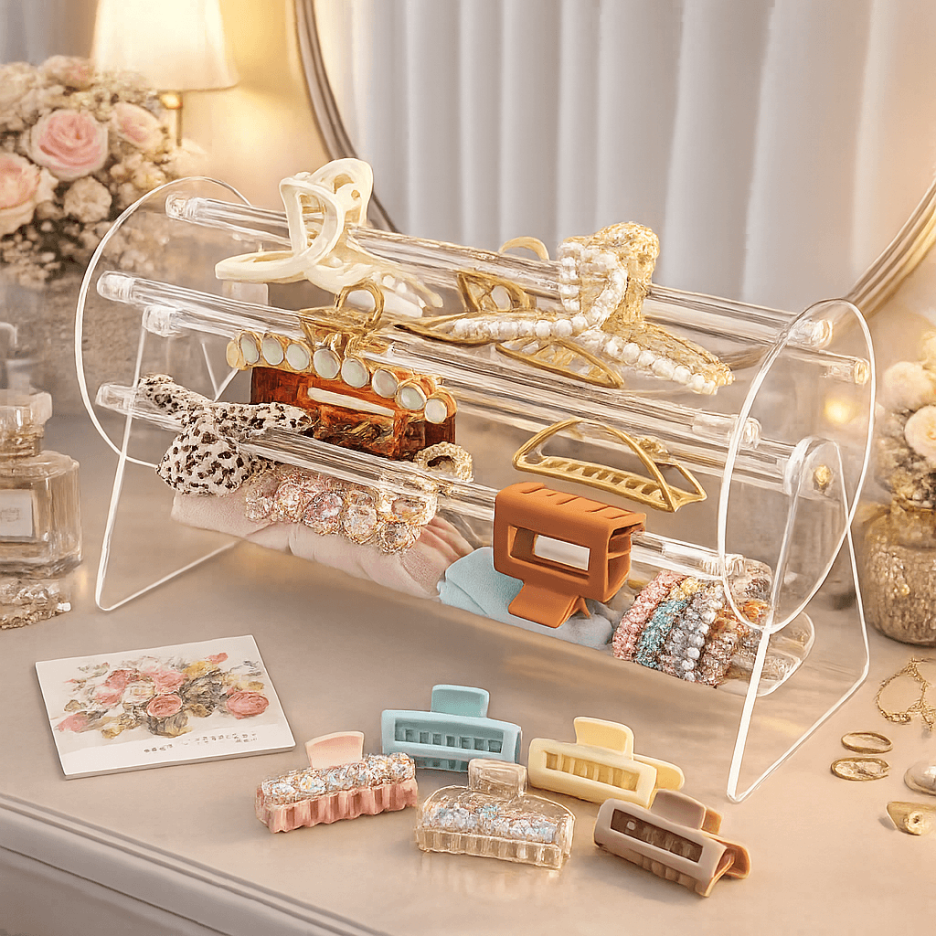 ✨Acrylic Hair Claw Holder Hair accessory storage rack
