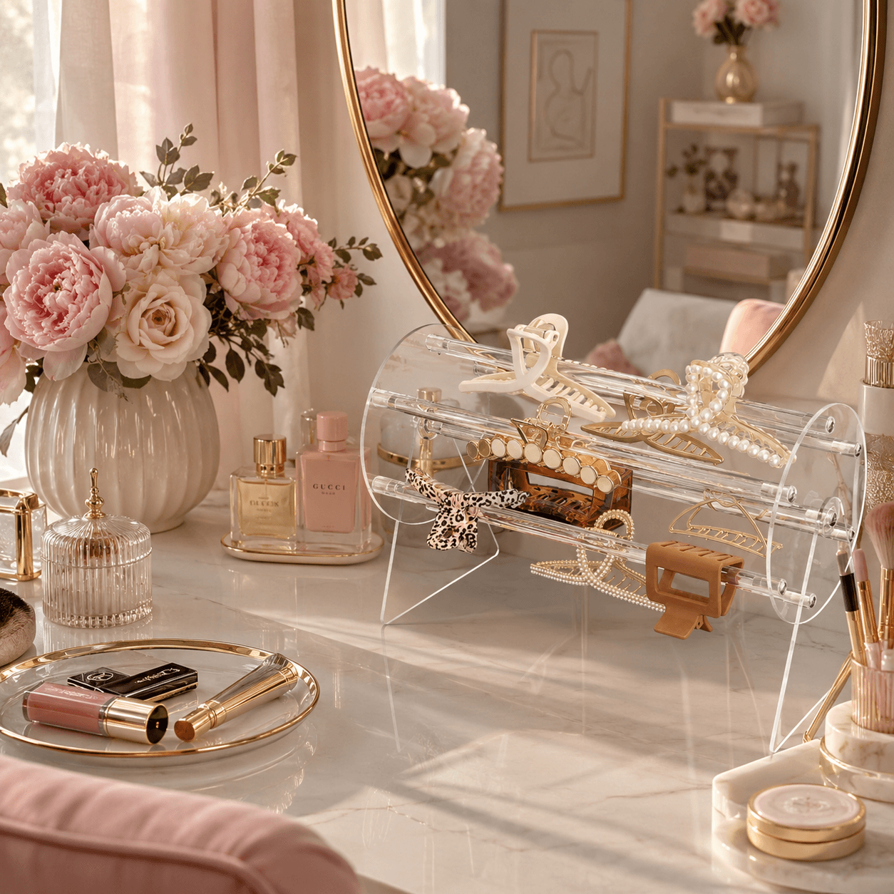 ✨Acrylic Hair Claw Holder Hair accessory storage rack