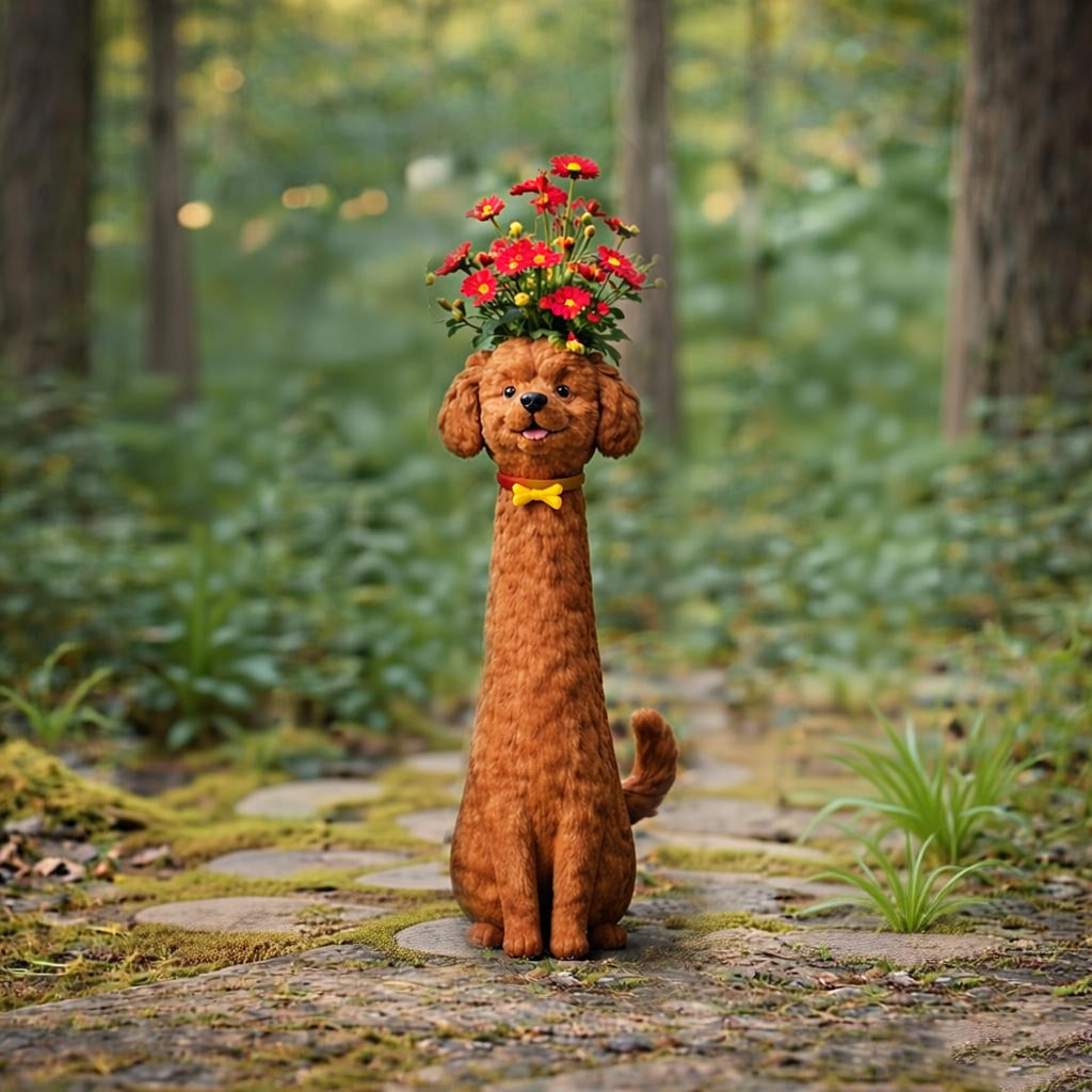 🐶Quirky Dog Vase