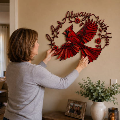 💖Cardinal Metal Wall Art - I Am Always With You