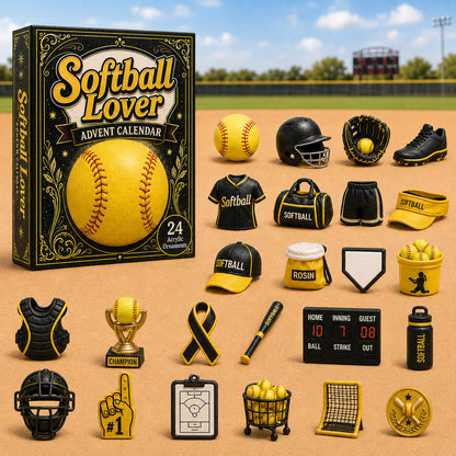 Softball Lover Advent Calendar 2026 - 24-Day Festive Countdown