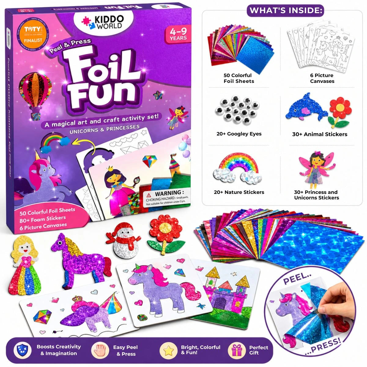 🎃Halloween Deal 48% OFF!Foil Art Fun Craft Activity Set