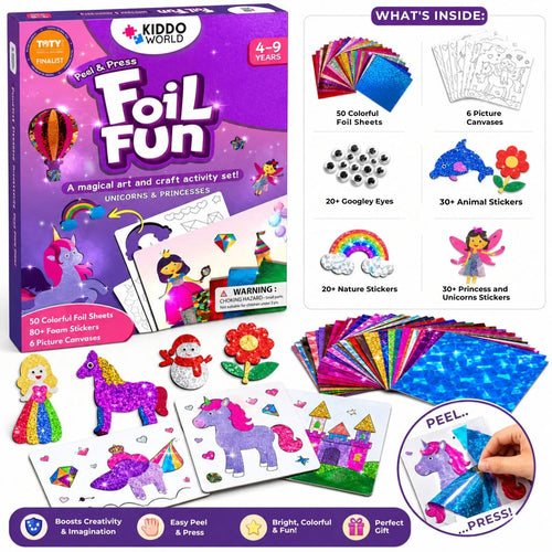 🎃Halloween Deal 48% OFF!Foil Art Fun Craft Activity Set