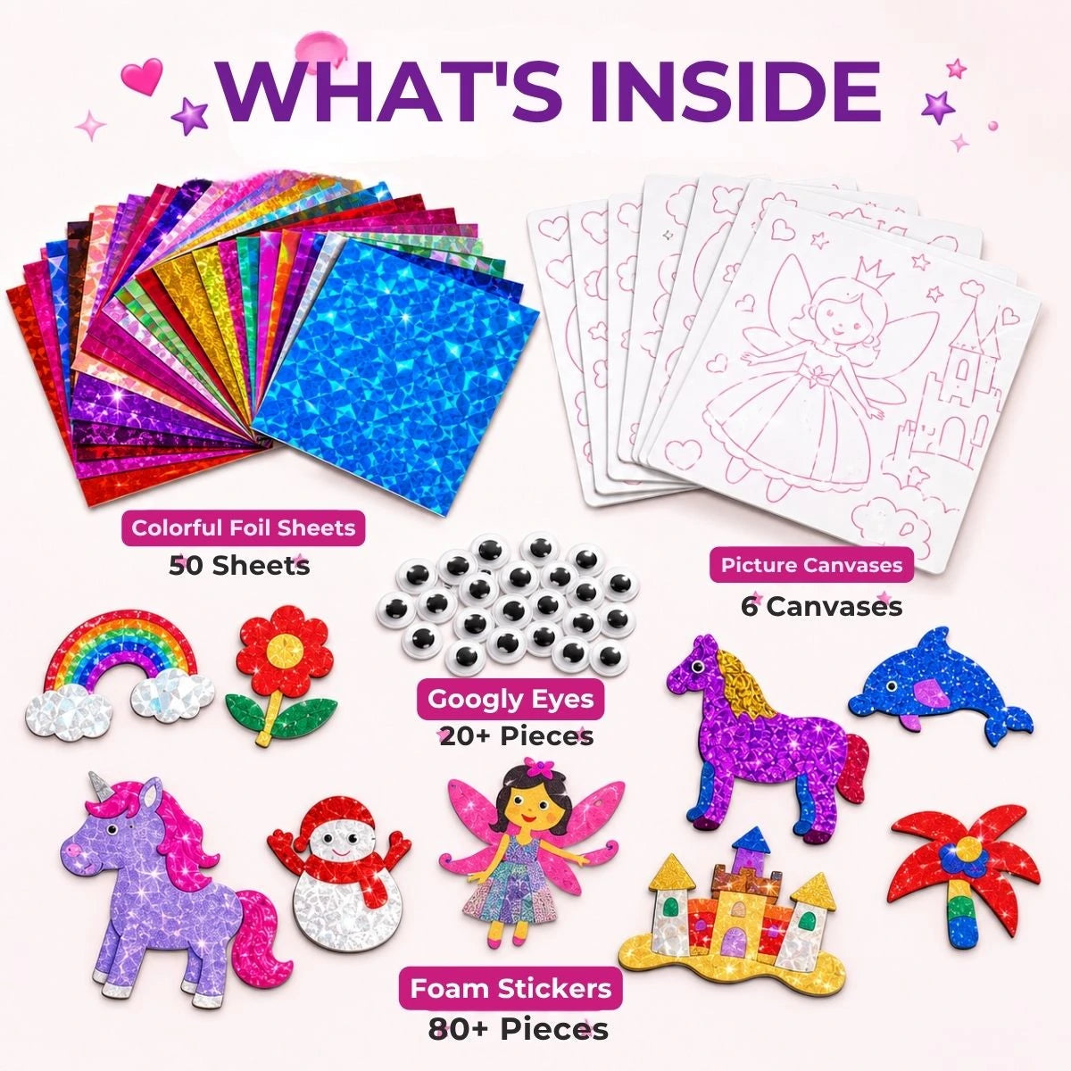 🎃Halloween Deal 48% OFF!Foil Art Fun Craft Activity Set