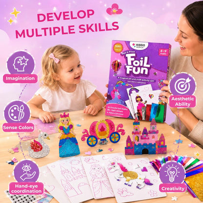 🎃Halloween Deal 48% OFF!Foil Art Fun Craft Activity Set