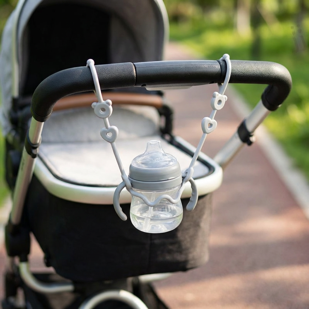 👶Silicone Baby Clip with Anti-Loss Protection – for Pacifiers & Toys