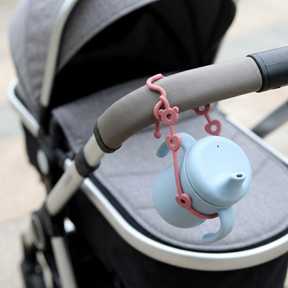 👶Silicone Baby Clip with Anti-Loss Protection – for Pacifiers & Toys