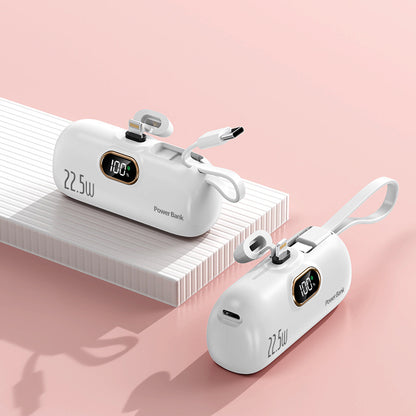 🔋40% OFF NOW! ✨ 5000mAh Mini Portable Phone Power Bank – Ultra-compact & dual USB ports – Fast charging, lightweight – perfect for travel, commute or emergency top-ups 📱