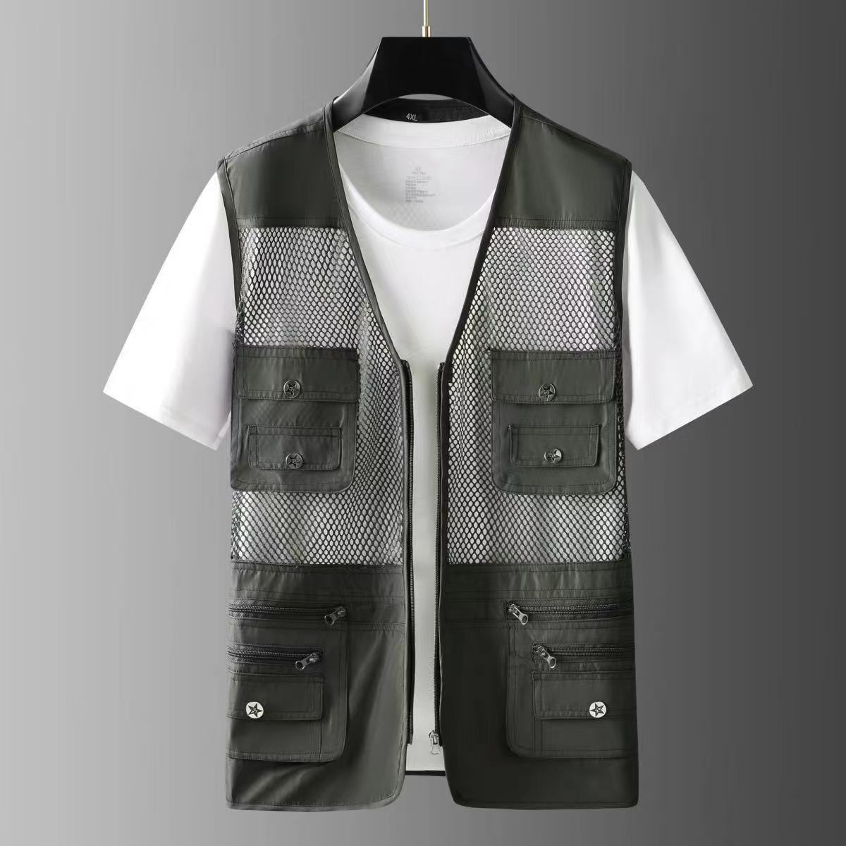 Outdoor ice silk multifunctional vest