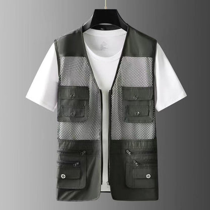 Outdoor ice silk multifunctional vest