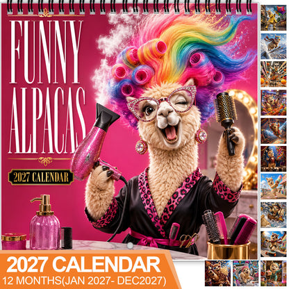 🦙 2027 Fun Alpaca Calendar