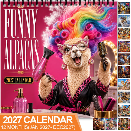 🦙 2027 Fun Alpaca Calendar