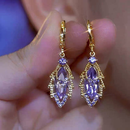 ⏳Limited-time 30% off⏰Sky Blue Drop Dangle Hoop Earrings💧💍