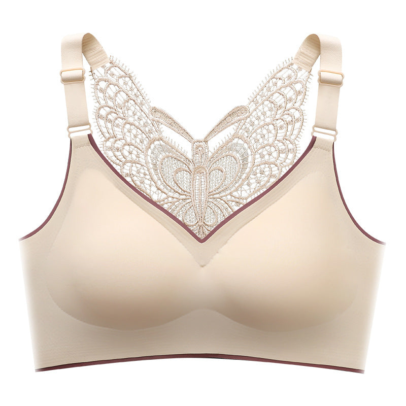 🎁Hot Sale 40% OFF🦋Butterfly Embroidery Wirefree Bra