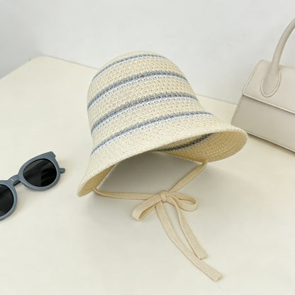 ⏰ 30% OFF – Limited Time Only✨Women's Striped Knit Hollow-Out Sun Hat