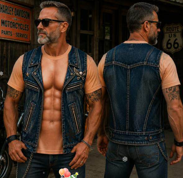 Men's Funny Fake Muscle Print T-Shirt