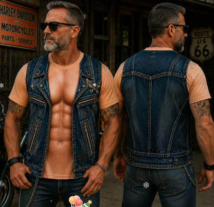 Men's Funny Fake Muscle Print T-Shirt