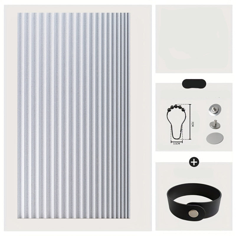 ⏰🔥LIMITED TIME 48% OFF! ⭐No-Drill Magnetic Accordion Door Curtain