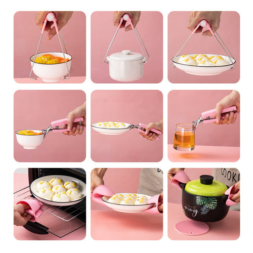 📢📢40% OFF !! ⏰ 2026 Sale — Over 23400 Sold!💞 Anti‑Scalding Bowl Clip‑Adjustable 🍲