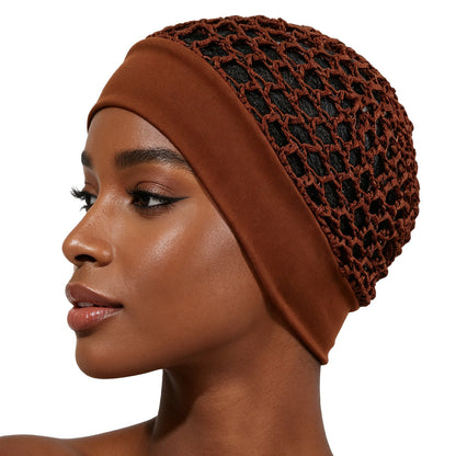 Wide Band Mesh Hair Cap