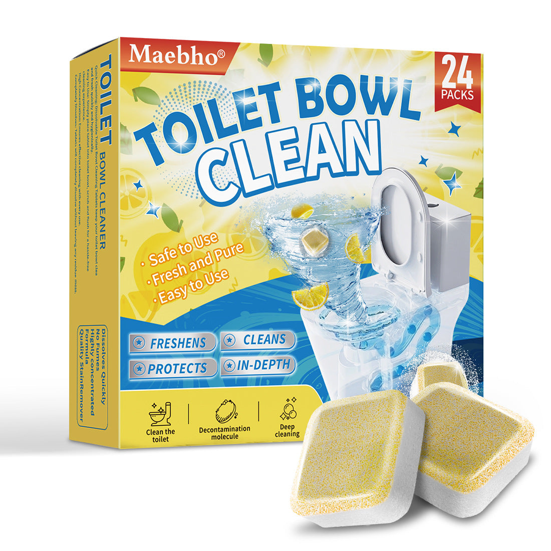 🚽✨Foam toilet paper sheets – remove stains without scrubbing, leaving a fresh scent