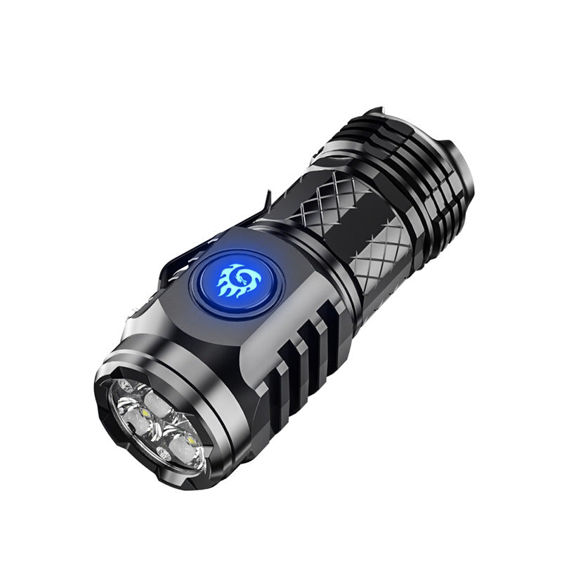 🔥Three-eyed Monster Mini Flash Super Power Flashlight