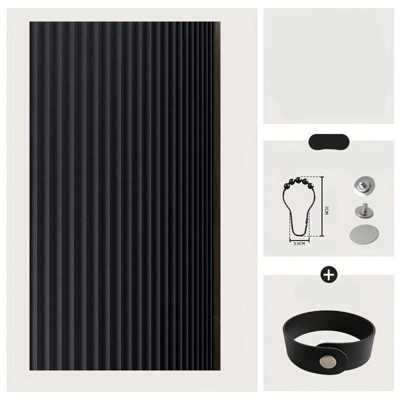 ⏰🔥LIMITED TIME 48% OFF! ⭐No-Drill Magnetic Accordion Door Curtain