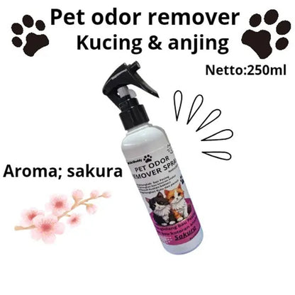 🌸 Fragrant, deodorizing spray for pets