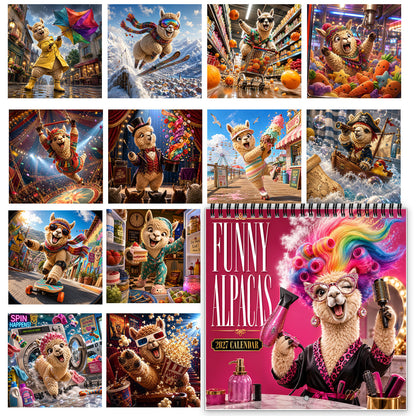 🦙 2027 Fun Alpaca Calendar