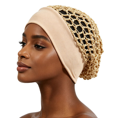 Wide Band Mesh Hair Cap