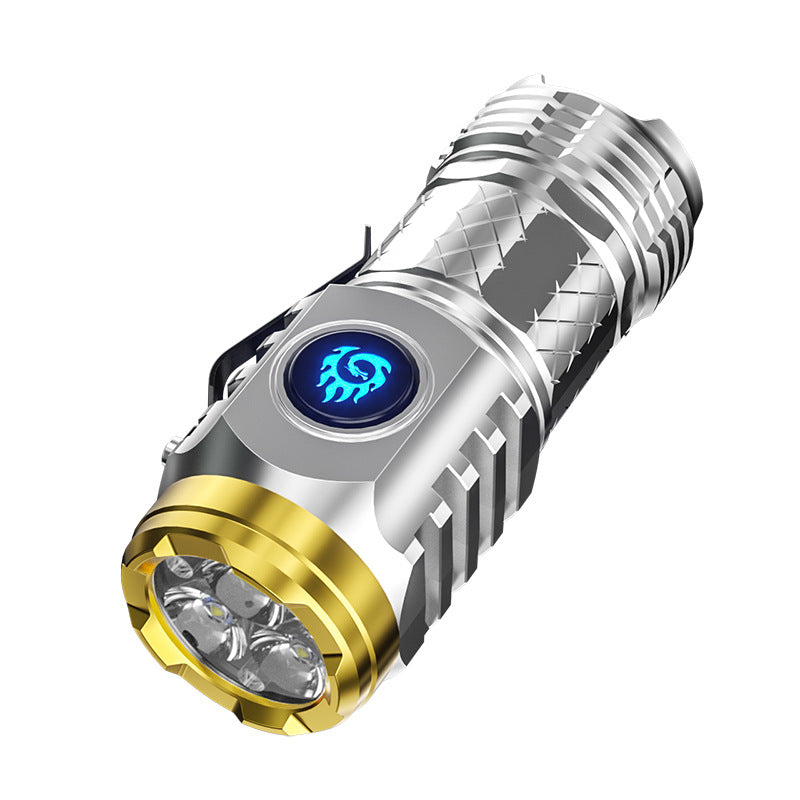 🔥Three-eyed Monster Mini Flash Super Power Flashlight