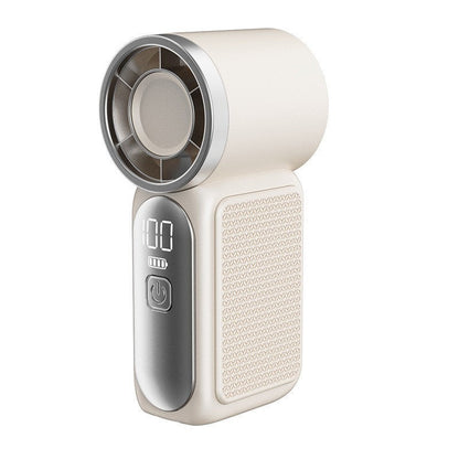 💨Mini Handheld Fan with LED Display –👍5-Speed Turbo Pocket size Fan.✨USB Rechargeable, High-Speed Cooling for Travel & Makeup. Perfect  Gift.  Portable Refrigeration