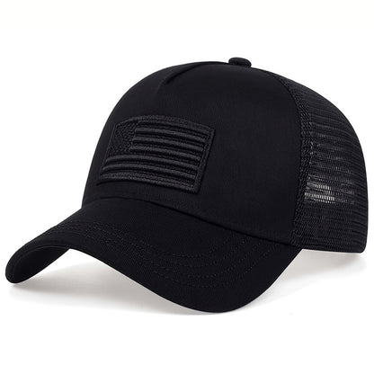 🔥Embroidered USA Flag Mesh Cap
